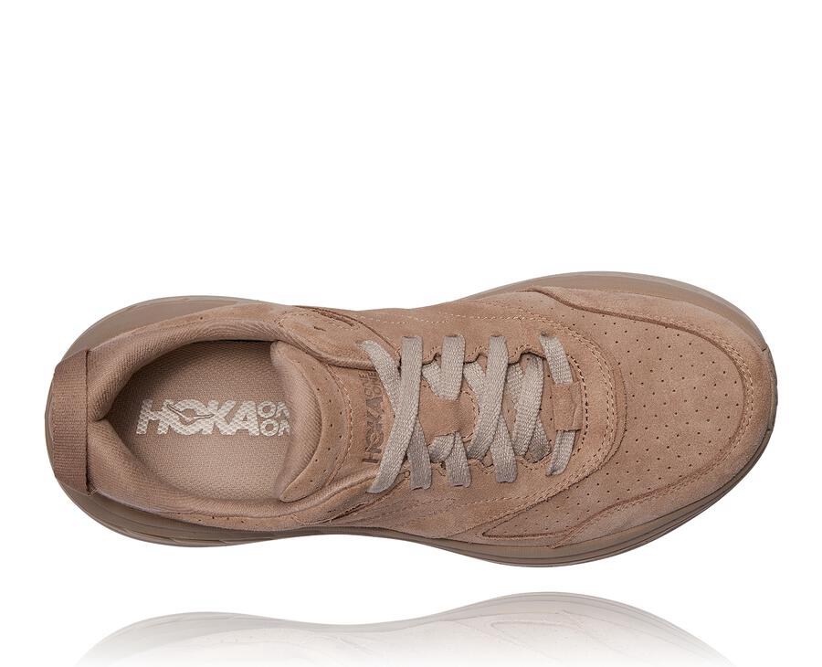 Hoka One One Loopschoenen Dames - Bondi L Suede - Grijs - MX9480217